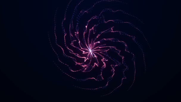 抽象的な粒子のシームレスな背景 — ストック動画