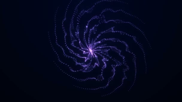 抽象的な粒子のシームレスな背景 — ストック動画