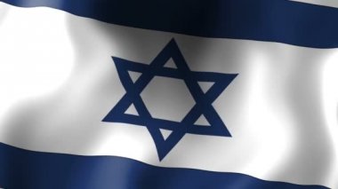İsrail bayrağı sallayarak, bayrağı