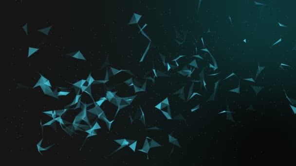 Fond abstrait avec lignes géométriques et points 