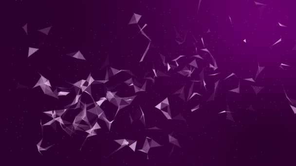 Fond abstrait avec lignes géométriques et points 