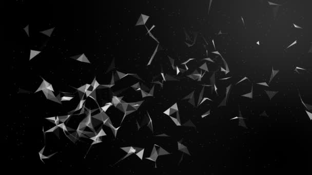 Fond abstrait avec lignes géométriques et points 