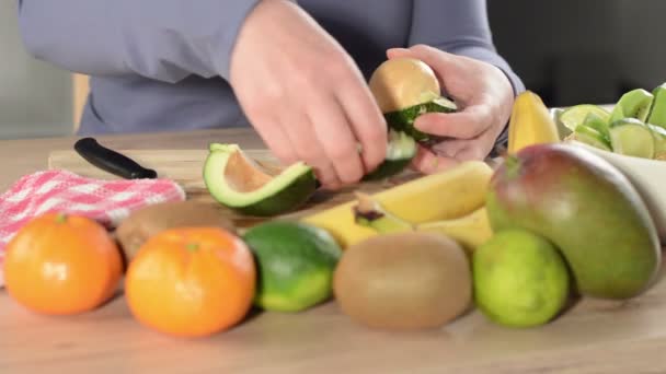 Fare Macedonia Frutta Perfetta — Video Stock