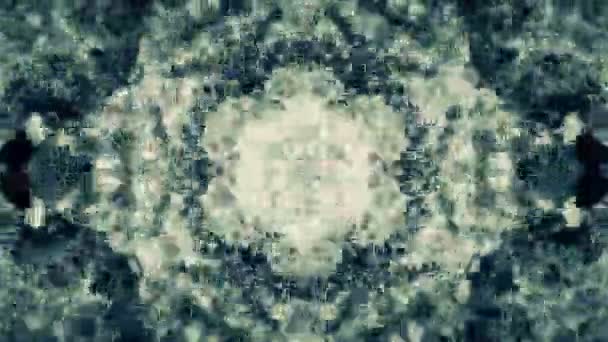 Szürreális Elvont Mozgás Grafika Kaleidoszkóp Háttér — Stock videók