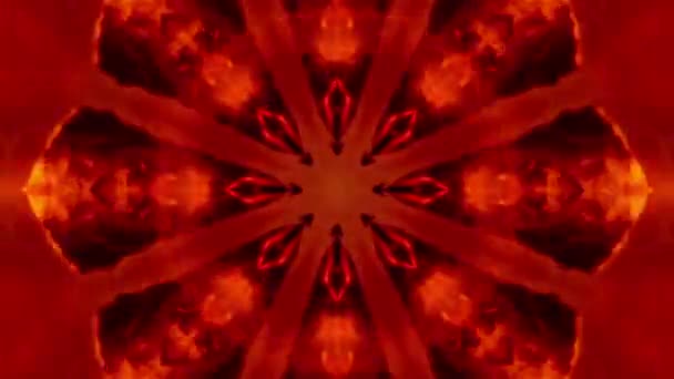 Abstract Motion Background Kaleidoscope View — Stock Video