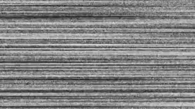 televizyon ekranında gürültü ile