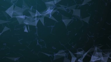 Arka plan ile geometrik çizgiler ve noktalar. Bağlantı ve web kavramı. Çizgiler ve noktalar dijital, iletişim ve teknoloji arka plan