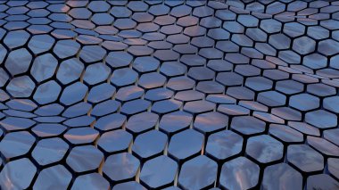 Altıgen soyut arka plan. altıgen yapı