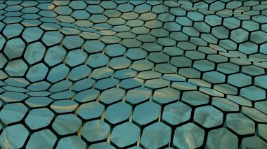 Altıgen soyut arka plan. altıgen yapı