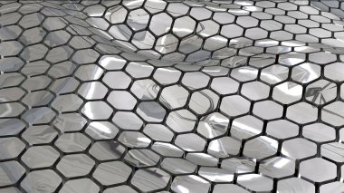 Altıgen soyut arka plan. altıgen yapı