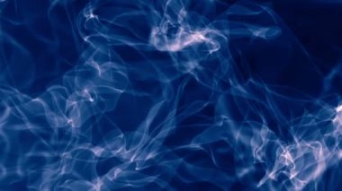 Su altı dünyasının karanlığı, kabarcıklı su altı manzarası.