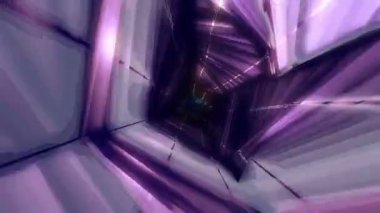 Zaman yolculuğu tüneli. Hızlı ışık verilerinin hareket tasarımı