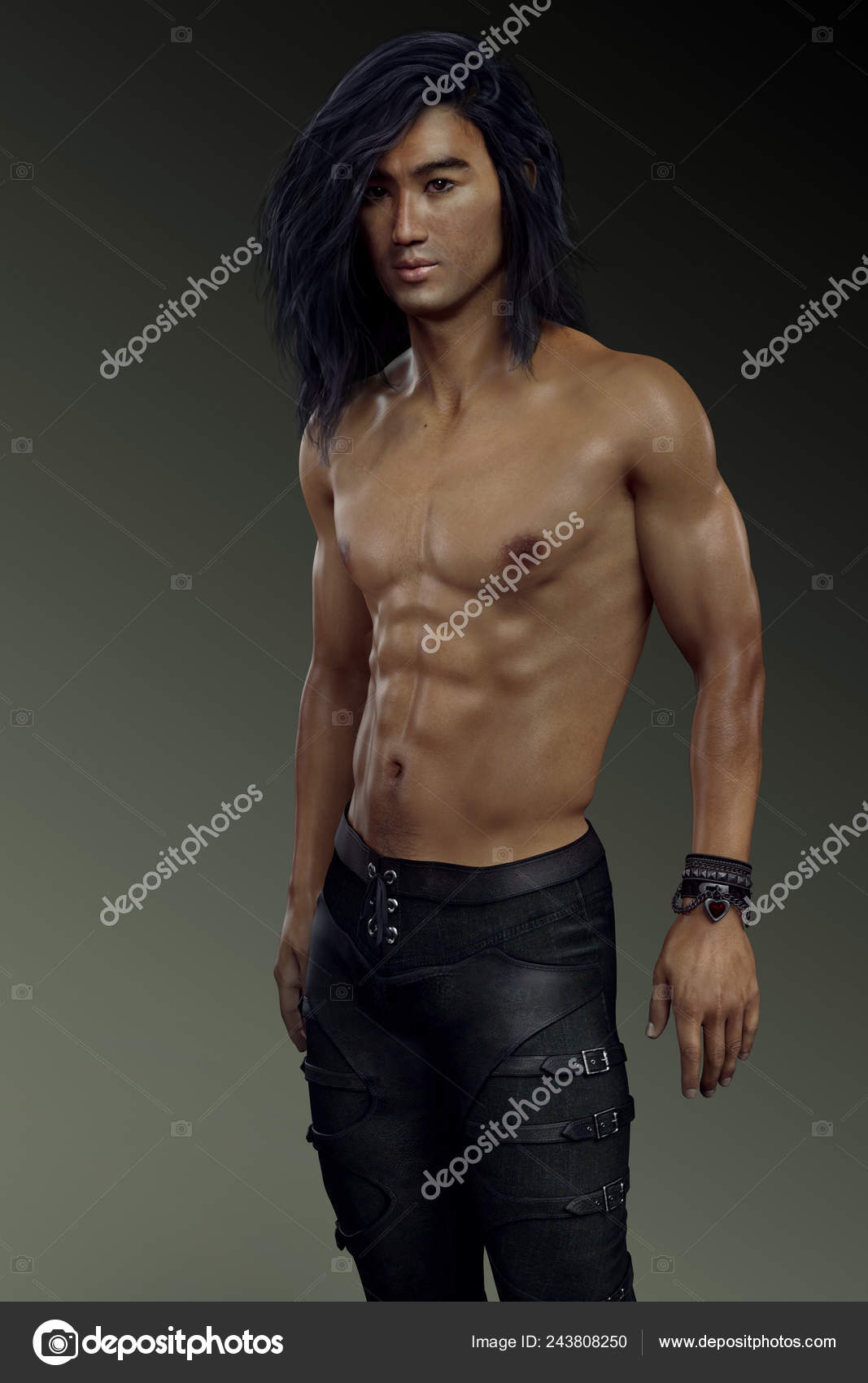 Asian Guy With Long Hair