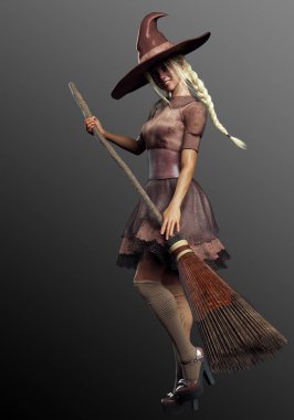 Sarışın Lolita Stil Cadı, Magic Academy