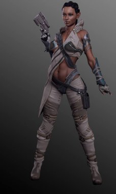 Sci Fi Pistols ile Space Elf