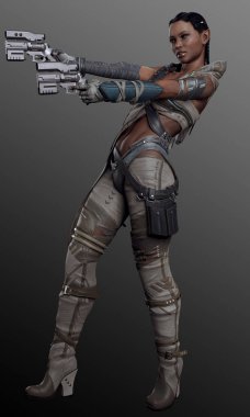 Sci Fi Pistols ile Space Elf