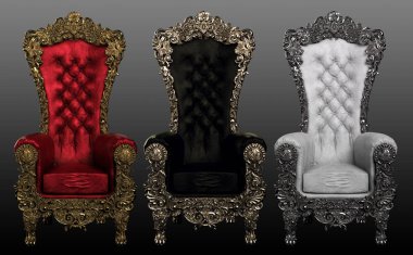 Medieval or Fantasy Throne clipart