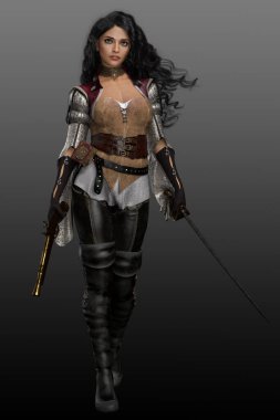 Kadın Korsan ya da Denizci Kadın, Ortaçağ ya da Steampunk