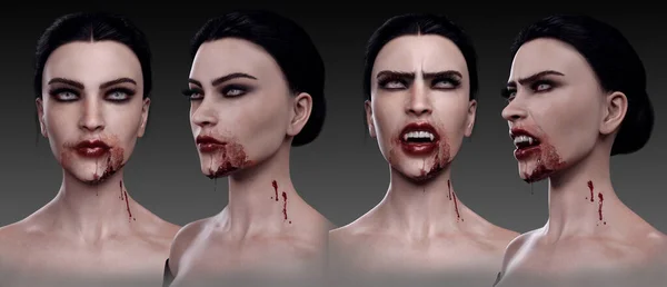 Vampire Blood Cgi Blood Studies Artists — Stock Photo, Image