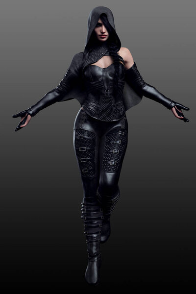 Разбойник в капюшоне или убийца в черной кофте
