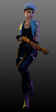 Pompalı Serseri Kız, Anime ya da Cyberpunk