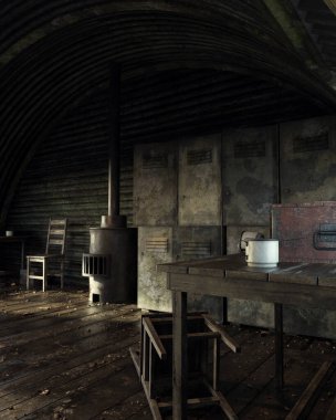 Terk Edilmiş Eski Askeri Kışla