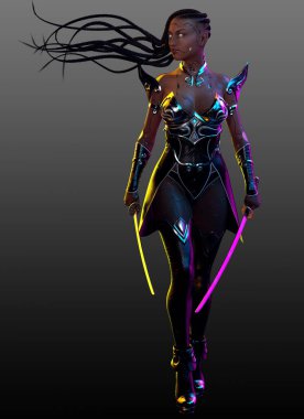 Katanalı PoC Bilim Kurgu Sayborgu