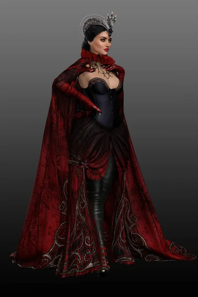 Красная Королева Королева Сказки — стоковое фото