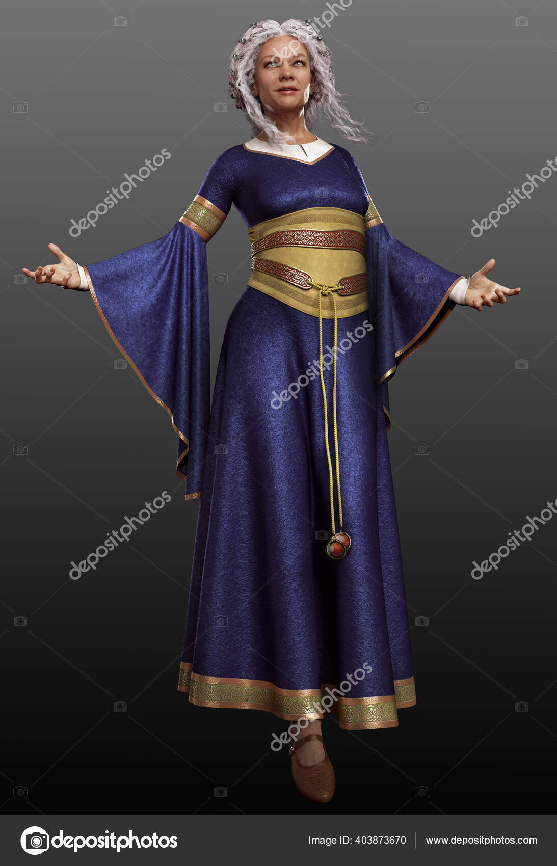 Cgi Homem Mulher Medieval Viking Vestido Fantasia fotos, imagens