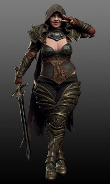 Şirin Paladin, Kılıçlı Sevimli Genç Savaşçı