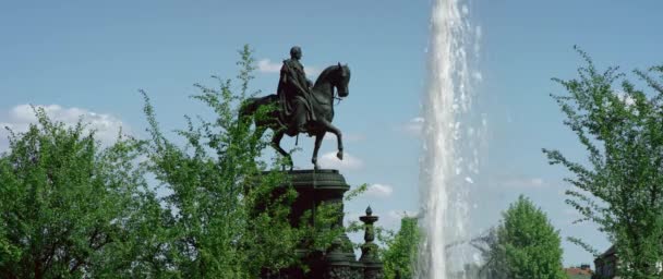 Semperoper Opera Binası Saechsische Staatsoper Dresden Sakson Devlet Opera Konser — Stok video