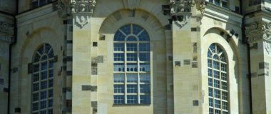 Dresden Frauenkirche (kelimenin tam anlamıyla kilise Our Lady) bir Lutheran Kilisesi, Dresden, Saxoni Anhalt, Almanya, Avrupa, Ağustos 2017