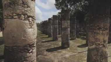 Chichen Itza, Templo de los Guerreros, savaşçılar, Yucatan, Meksika, Unesco Dünya Mirası, Orta Amerika, Ekim 2016, izleme atış Tapınağı