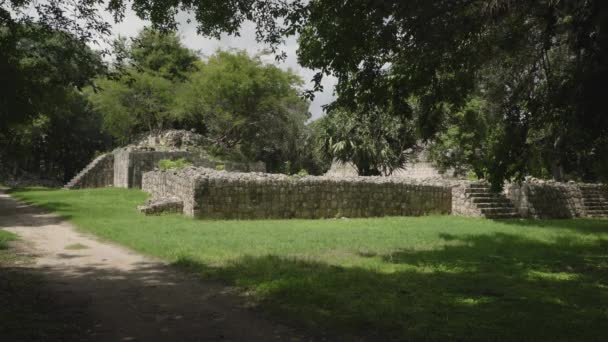 Caracol Atış Gözlemevi Chichen Itza Unesco Dünya Mirası Yucatan Meksika — Stok video