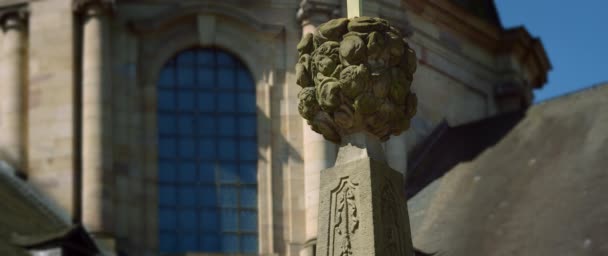 Die Kirche Des Heiligen Salvator Fulda Ist Die Domkirche Des — Stockvideo
