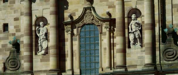 Cathedral Salvator Fulda Cathedral Fulda Cathedral Church Diocese Fulda Holy — Stock Video
