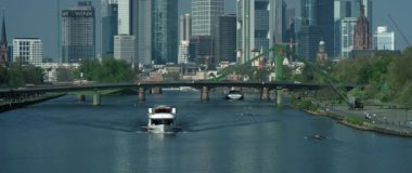 Skyline Frankfurt, Frankfurt, Almanya, 2017 