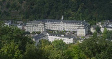 Bad Ems nehir Lahn, Almanya, Avrupa, Roma kaynakta bulunan şifa bir spa Ağustos 2016 olduğunu.