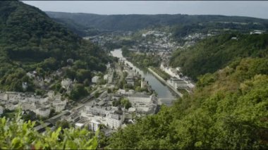 Bad Ems nehir Lahn, Almanya, Avrupa, Roma kaynakta bulunan şifa bir spa Ağustos 2016 olduğunu.