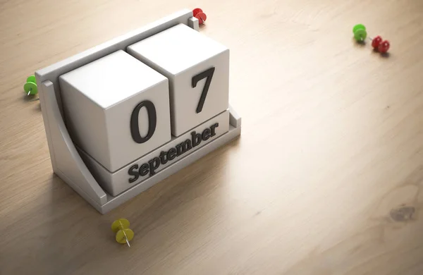 2020 Kalender Horizontale Komposition Mit Kopierraum 3Rd Render — Stockfoto