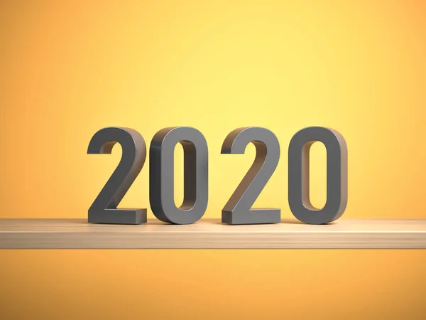 2020 Text Concept Horizontal Composition Copy Space Focused Image — Stock Photo, Image