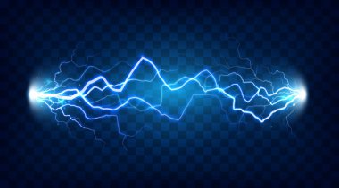 Elektrik deşarj şok etkisi tasarımı için. Güç elektrik enerjisi yıldırım ya da elektrik etkileri izole vektör