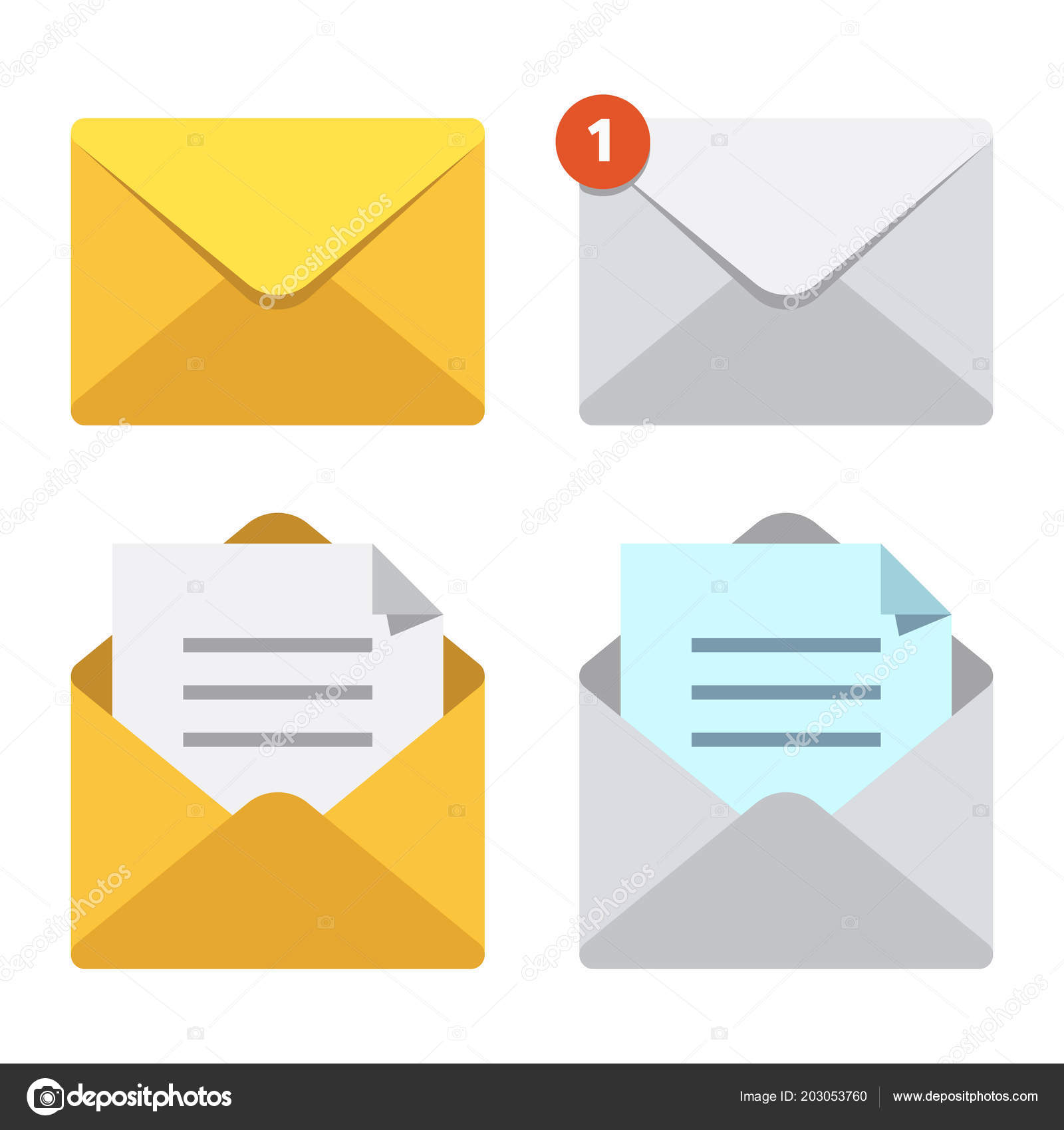 Closed Mailbox Intended Letter In Mail Envelope Mailbox Notification Or Email Message Icons Open Closed Letters Icons Closed Mailbox Intended Letter In Mail Envelope Mailbox Notification Or Email Message Icons Open Closed Letters Icons