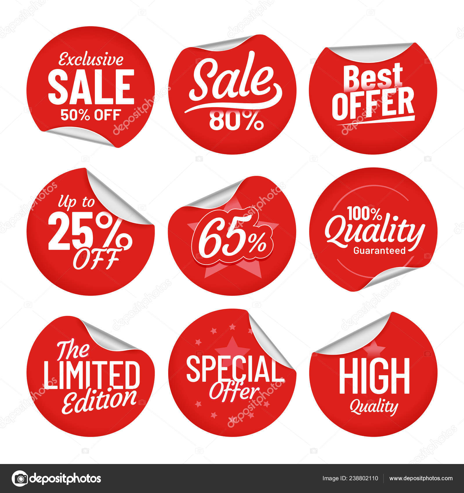 2 Red Sold Out Sticker Labels Red Sold Stickers Round 500/Roll Retail Sale Pricing Inventory Control Retail Stickers 