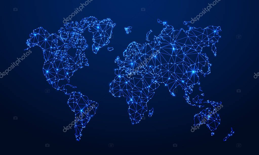 Digital Globe Map Free ✓ Polygonal Map. Digital Globe Map, Blue Polygons Earth Maps And World  Internet Connection 3D Grid. Global Earth Map, Geography Mapping Futuristic  Atlas Vector Concept Illustration Premium Vector In Adobe Illustrator Ai ( .