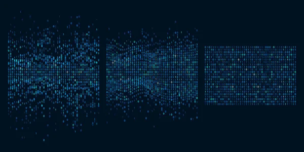 Clasificación de big data. Algoritmos de análisis de información, aprendizaje automático e inteligencia de recogida de datos vector concepto ilustración — Archivo Imágenes Vectoriales