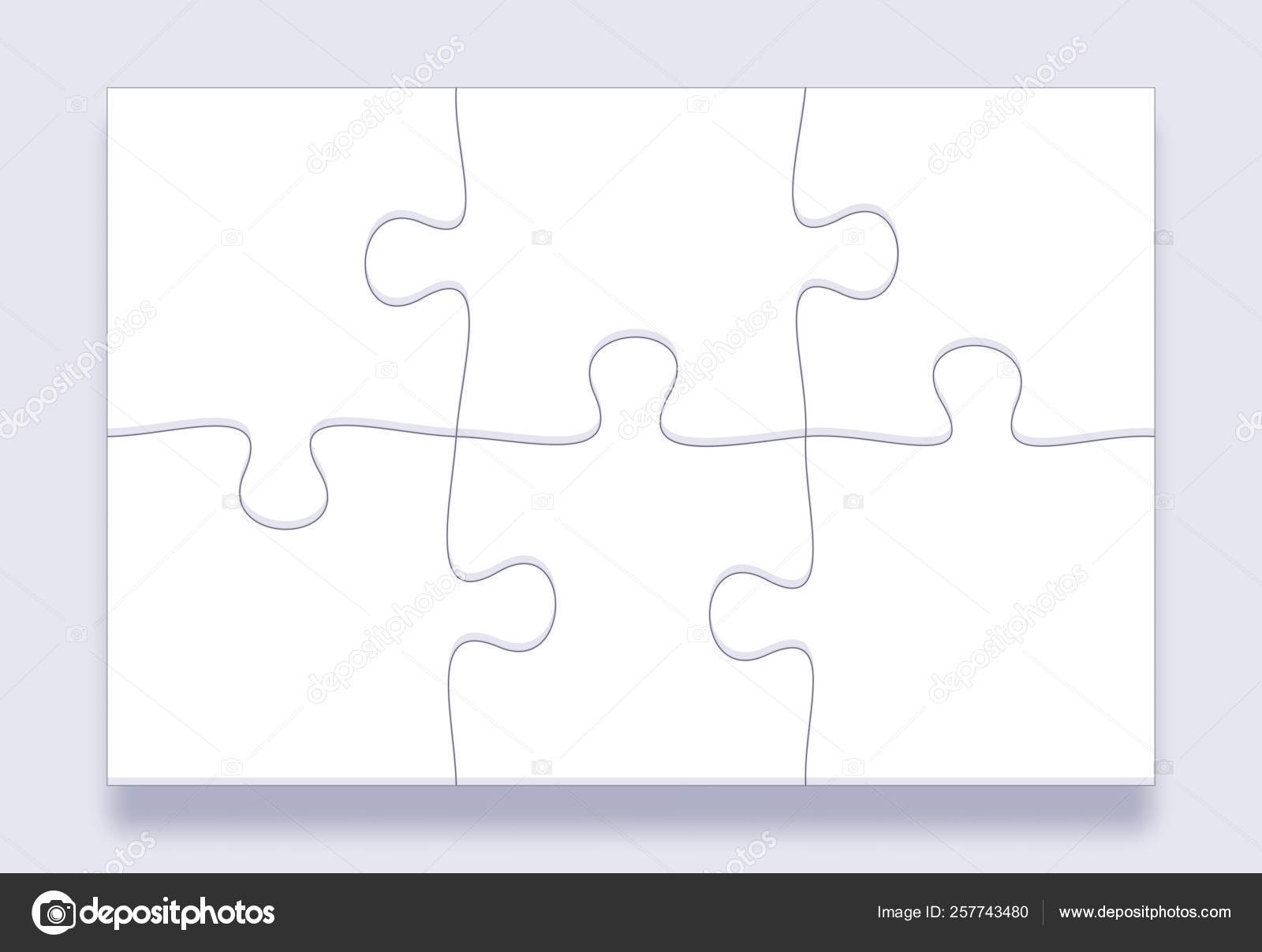 Jigsaw tiles. Puzzles grid, jigsaws details and connected puzzle pieces  marketing business communication concept vector template Stock Vector by  ©tartila.stock.gmail.com 257743480
