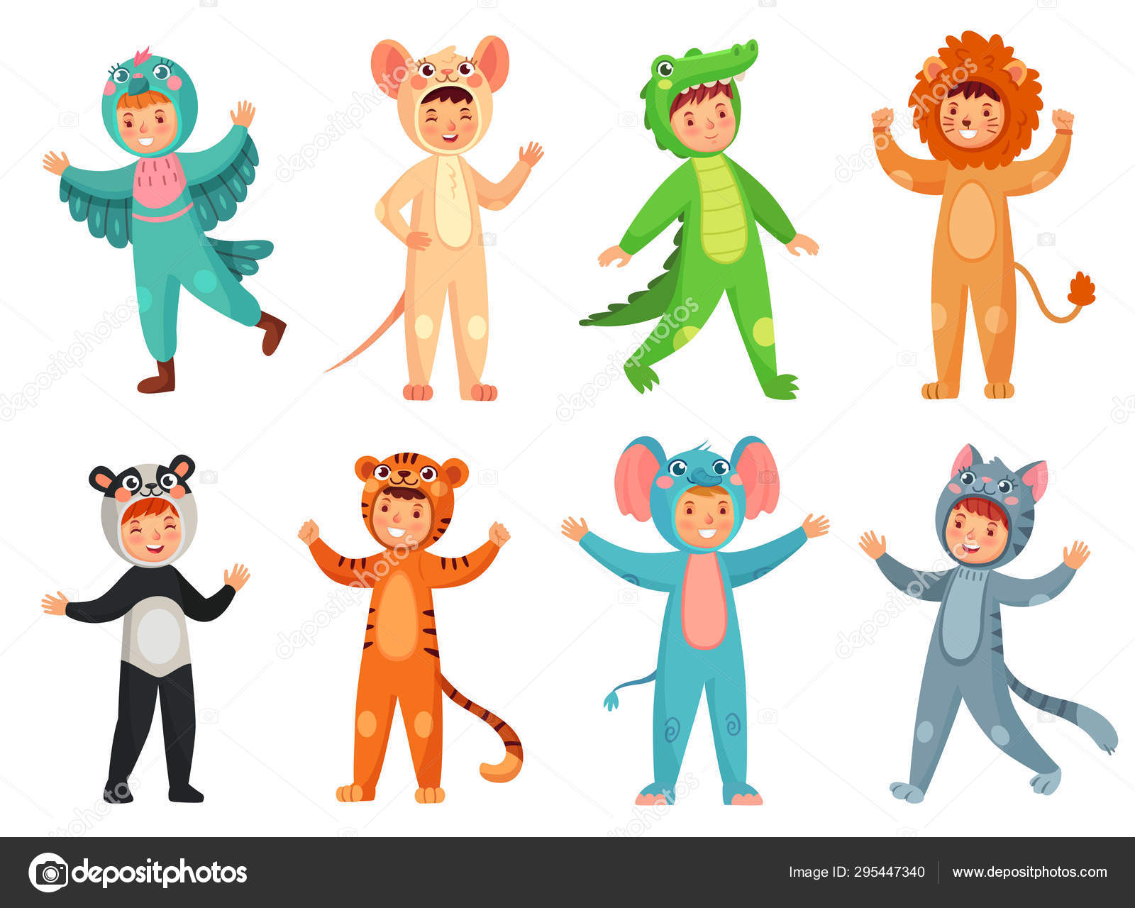 Fantasias de animais de estimação. Menina bonito no traje de panda