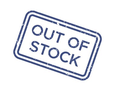 Beyaz arka planda izole edilmiş mavi kauçuk grunge pulu. Perakende mağazası için kare mühür