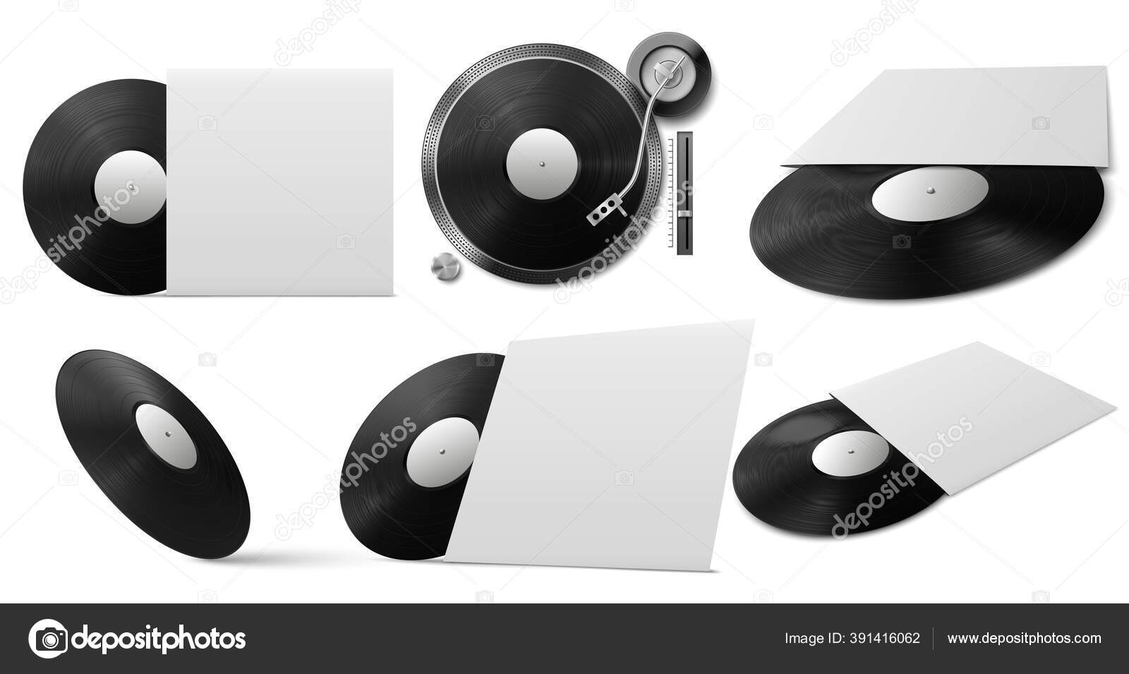 Vinyl Record Mockup Images Vectorielles Vinyl Record Mockup Vecteurs Libres De Droits Depositphotos